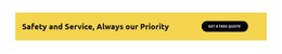 Always Our Priority - Best CSS Template