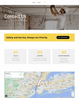 Our Electricians Deliver Industrial Website Template