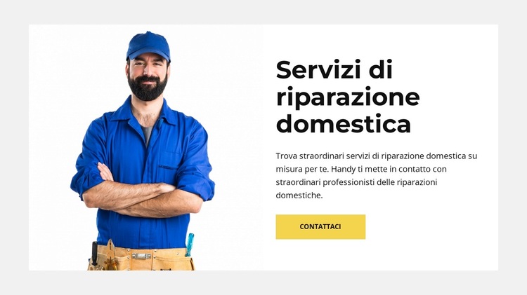 Soddisfazione garantita Modello di sito Web