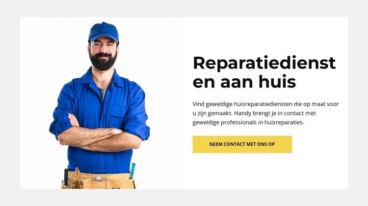 Tevredenheid gegarandeerd Html Website Builder