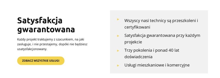 To nasz najwyższy priorytet Szablon HTML