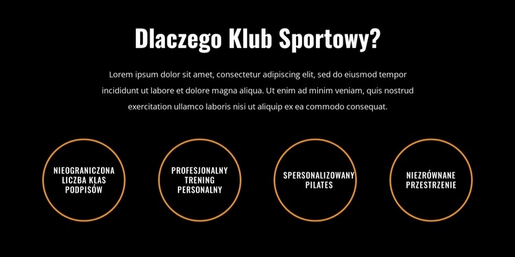 Siłownia premium w przystępnej cenie Szablon