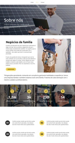 Excelente Serviço Modelo Responsivo HTML5