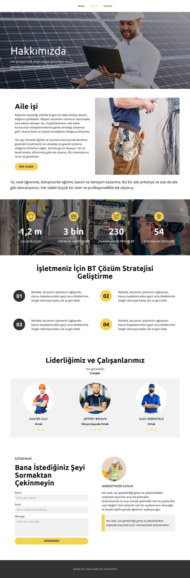 Üstün hizmet Html Web Sitesi Oluşturucu