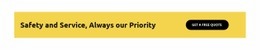 Always Our Priority - Best CSS Template