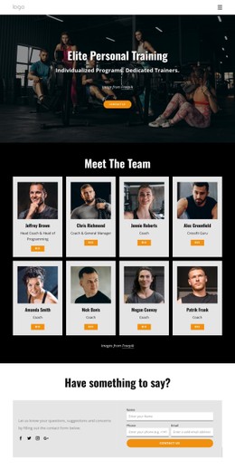 Unlimited Fitness, Yoga, Wellness Table CSS Template