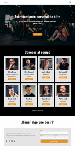 Fitness, Yoga Y Bienestar Ilimitados. - HTML Web Page Builder