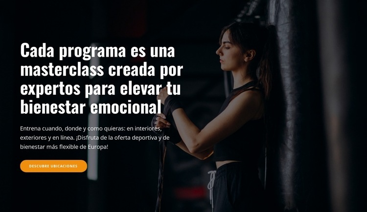 Programas y clases magistrales Creador de sitios web HTML