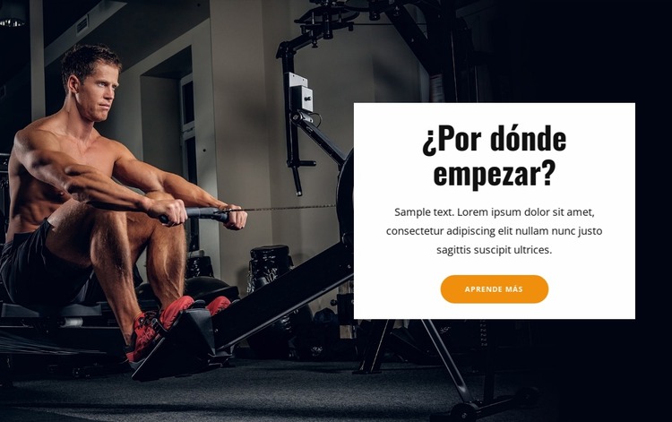 Reserva y disfruta de nuestros entrenamientos Plantilla Joomla