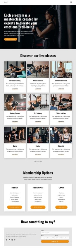 A Results-Driven Trainings - Website Builder Template