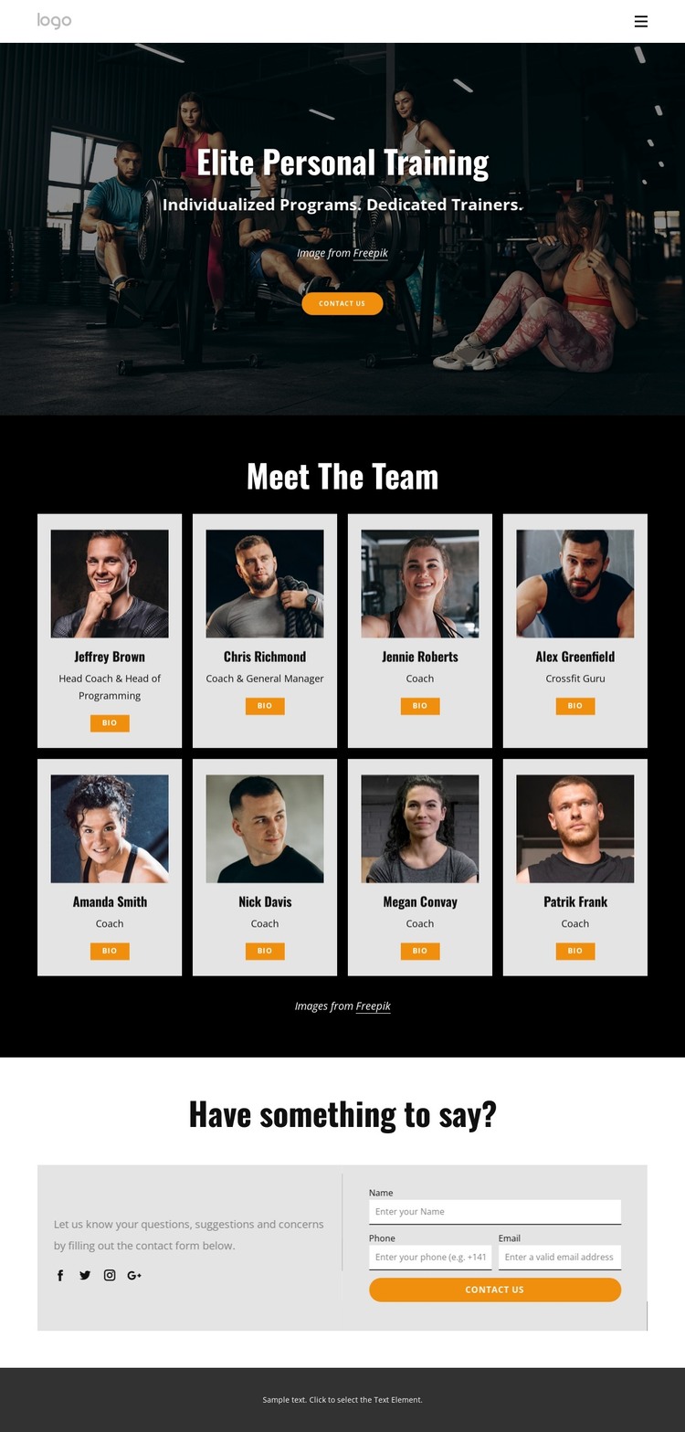 Unlimited fitness, yoga, wellness HTML Template