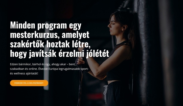 Programok és mesterkurzusok CSS sablon