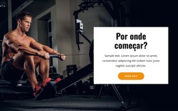 Reserve E Desfrute De Nossos Treinos - Modelo De Página HTML