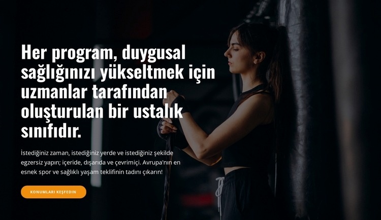 Programlar ve ustalık sınıfları Şablon