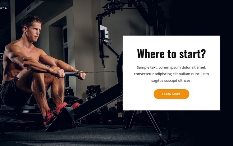Book and enjoy a our workouts Webflow Template Alternative