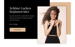 Kostenloses CSS-Layout Für Schöne Locken Beginnen Hier