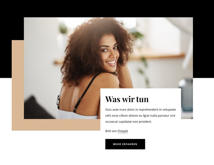 Wir verwenden nur die besten Haarprodukte für lockiges Haar CSS-Vorlage