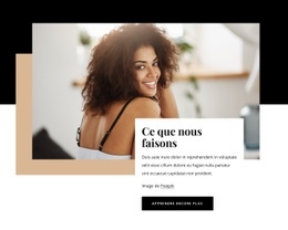 Nous Utilisons Uniquement Les Meilleurs Produits Capillaires Pour Cheveux Bouclés - Page De Destination Gratuite, Modèle HTML5