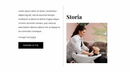 Fantastico Design Del Sito Web Per Storia Del Salone Di Bellezza