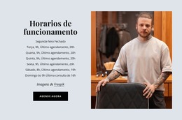 Modelo De Site Para Horário Do Salão De Beleza