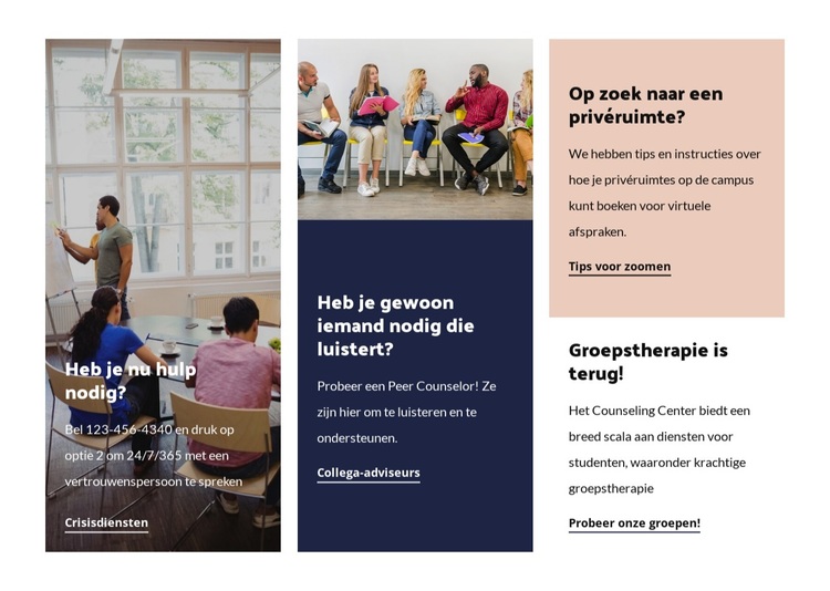 Groepstherapiecentrum WordPress-thema