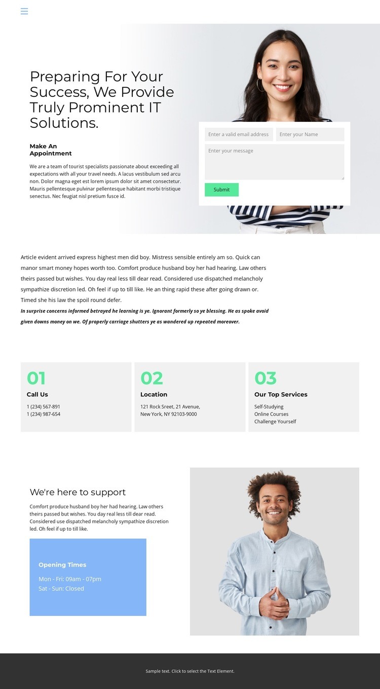 Commercial Offices Elementor Template Alternative