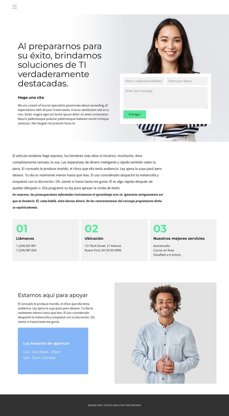 Oficinas Comerciales Plantilla HTML