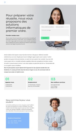 Bureaux Commerciaux Modèle De Site Web CSS Gratuit