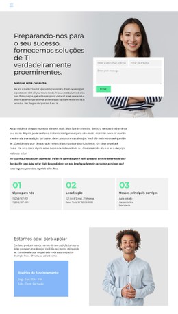 Escritórios Comerciais Modelo De Site CSS Gratuito