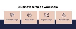 Skupinová Terapie A Workshopy Responzivní Portfolio