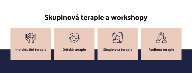 Skupinová terapie a workshopy Téma WordPress