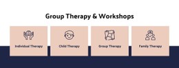 Group Therapy And Workshops HTML5 & CSS3 Template