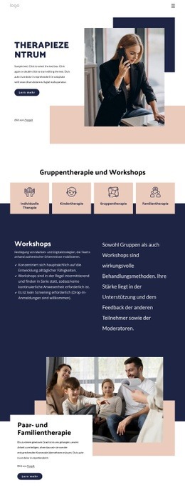 Therapiezentrum – Ultimative HTML5-Vorlage