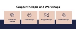 Gruppentherapie Und Workshops HTML-Vorlage