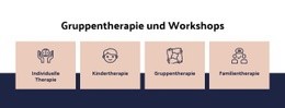 Gruppentherapie Und Workshops - Anpassbares Professionelles Design