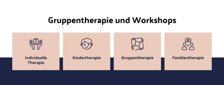 Gruppentherapie und Workshops WordPress-Theme