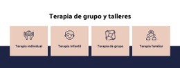 Terapia De Grupo Y Talleres. - HTML Builder
