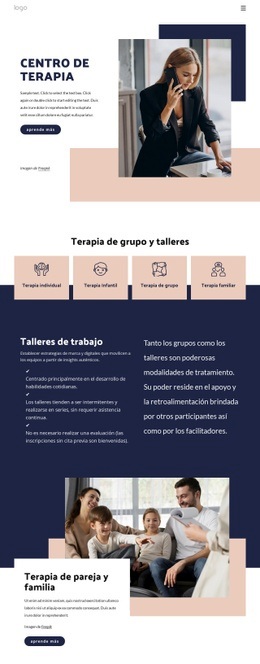 Centro De Terapia - Plantilla Creativa Multipropósito