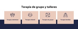 Tema De WordPress Terapia De Grupo Y Talleres. Para Cualquier Dispositivo