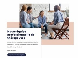 Équipe De Thérapeute - Maquette De Site Web Pour N'Importe Quel Appareil