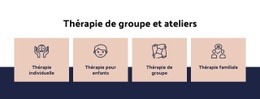 Thérapie De Groupe Et Ateliers – Modèle Créatif Polyvalent