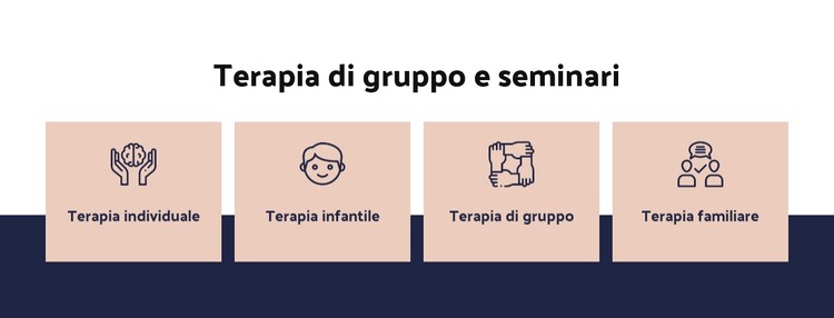 Terapia di gruppo e laboratori Modello CSS