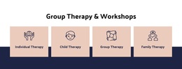 Group Therapy And Workshops - Free Download Joomla Website Builder