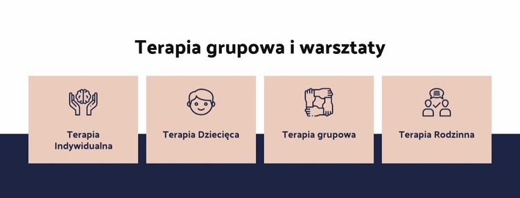 Terapia grupowa i warsztaty Projekt strony internetowej