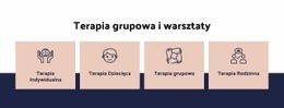 Terapia Grupowa I Warsztaty - Nowoczesny Szablon Jednostronicowy