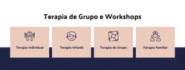 Terapia De Grupo E Workshops - Construtor De Sites De Arrastar E Soltar
