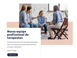 Equipe De Terapeuta - Design Criativo De Sites Multiuso