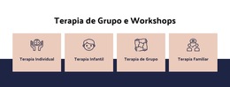 Terapia De Grupo E Workshops Belas Coleções De Cores