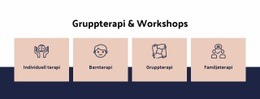 Gruppterapi Och Workshops - Kreativ Multifunktionsmall