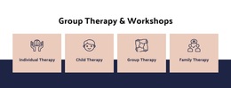 Group Therapy And Workshops - Creative Multipurpose Template